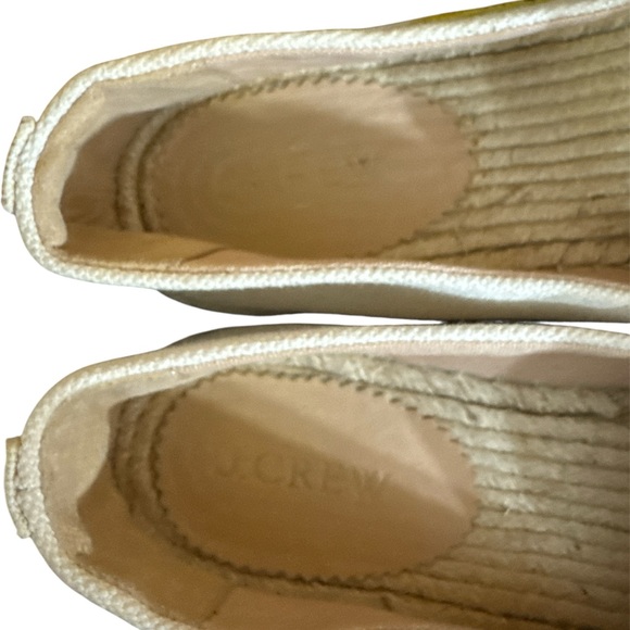 J. Crew Embroidered Summer Fruit Tan Canvas Espadrilles - Picture 5 of 6